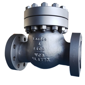 Swing Check Valve, ASTM A216, 4 Inch, 1500#