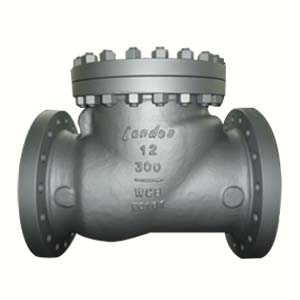 Swing Check Valve, ASTM A216 WCB, 12IN, CL300, Flanged Ends