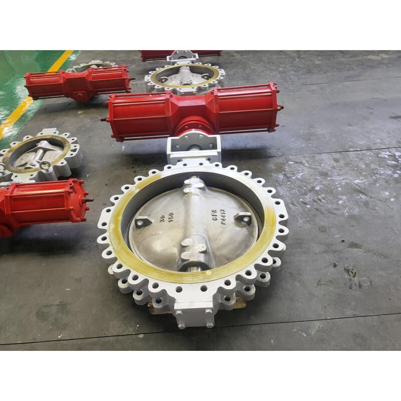API 609 Pneumatic Butterfly Valve, WCB, 30 Inches, CL150 LB