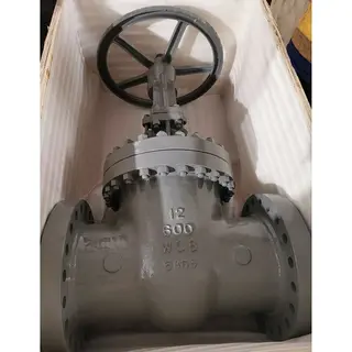 API 600 Steam Gate Valves, A216 WCB, 12 IN, 600 LB, BB, RF