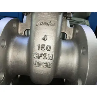 API 600 Gate Valves, CF8M, Trim 12#, 4 IN, 150 LB, RF Flanged