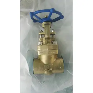 API 600 Bronze Gate Valve, ASTM B62, 2 IN, Class 800 LB, NPT