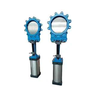 MSS SP-81 Knife Gate Valve, A216 WCB, DN250, CL150, Pneumatic