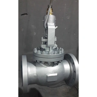 Carbon Steel Globe Valve, BS 1873, WCB, 8 IN, 300 LB, Flanged