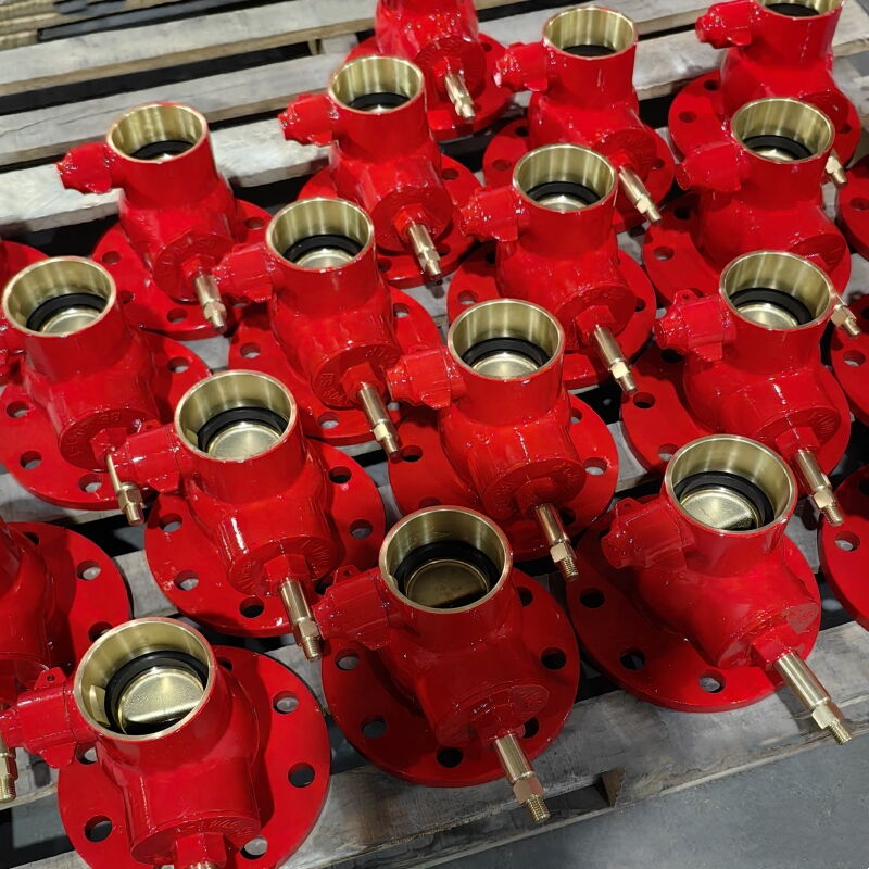 Brass Hydrant Landing Valve, DN80, Flanged, BS 336 Cam Lock