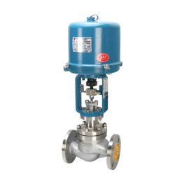 Cage Guided Single Seated Electric Globe Control Valve, Class 150 LB