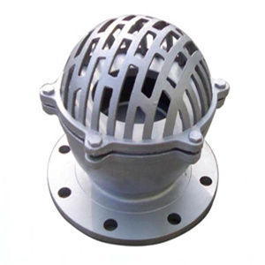Foot Valve with SS 304 Mesh, ASTM A216 WCB, 6 Inch, 150 LB