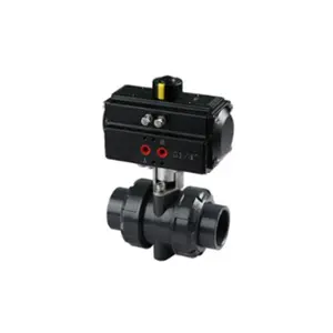 UPVC True Union Ball Valve, Pneumatic Actuated, 1/2 - 4 Inch