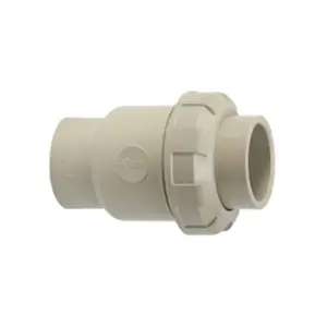 PPH Single Union Check Valve, Ball, Half Ball, 1/2 - 3 IN