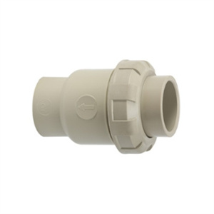 PPH Single Union Check Valve, Ball, Half Ball, 1/2 - 3 IN