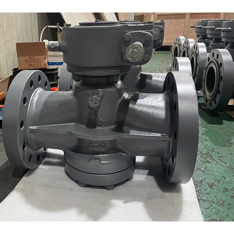 API 6D Lubricated Plug Valve, WCC, 6 IN, 600 LB, RTJ Flanged