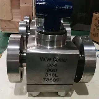 316L Lubricated Plug Valve, PN150, DN20, Raised Face Flanged