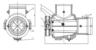 Drawing for Diversion Strainer