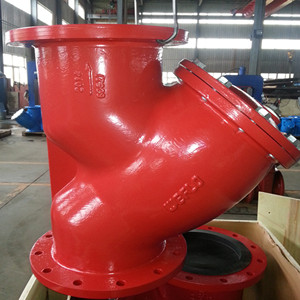ASTM A126 Gr B Y-Strainer, UL Listed, DN300