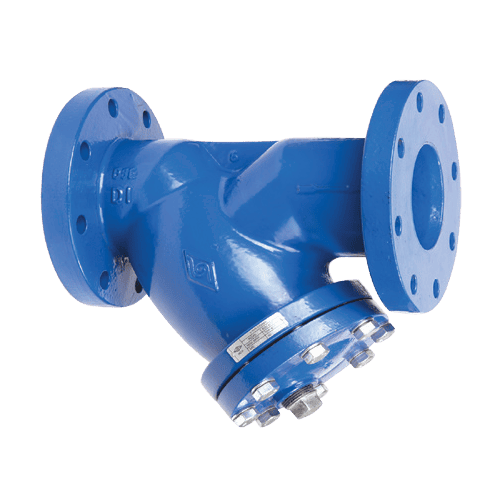 Ductile Iron Y Strainers, A536 65-45-12, 2-12 IN, FBE Coated