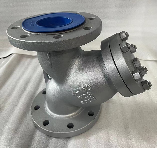 Y Pattern Pipeline Strainer, ASTM A216 WCB, 4 Inch, 150 LB