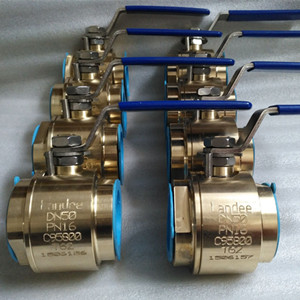 ASTM B 148 C95800 Ball Valve with Threaded NPT Ends, DN50, PN16, PTFE