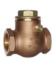 Bronze Swing Type Check Valve, Brass Disc & Cap