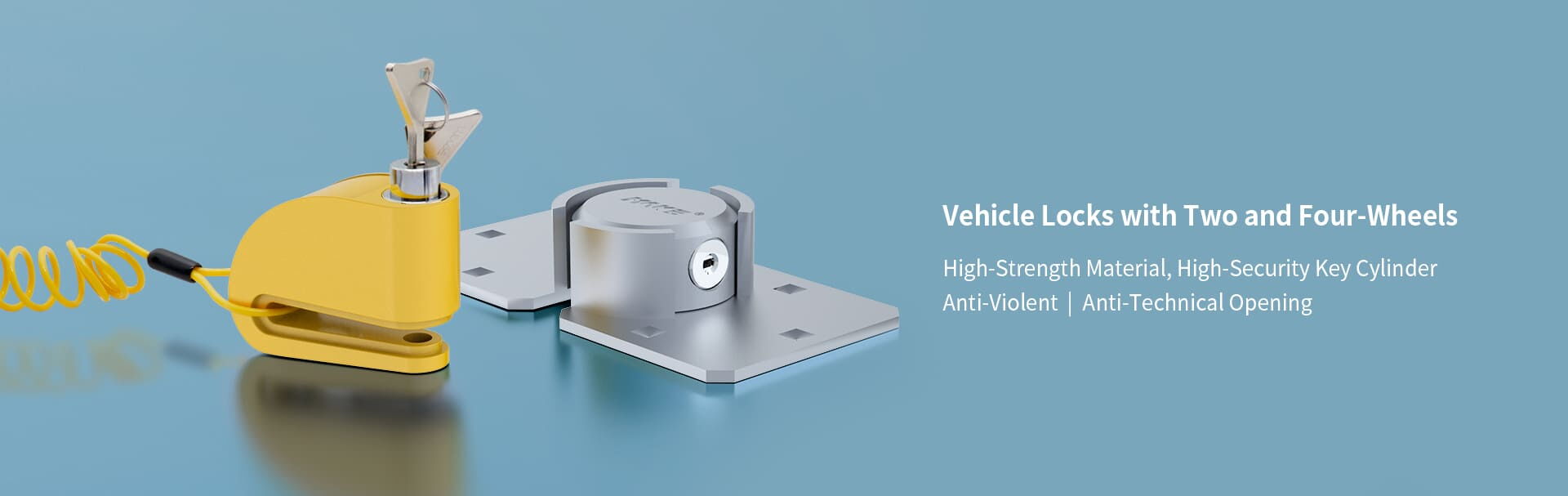 Vehicle Locks with Two and Four-Wheels