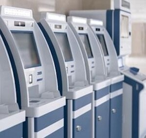 Locks for financial terminal equipment