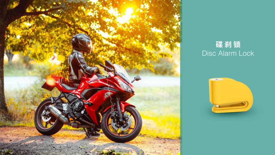 Disc Alarm Lock for Motorcycle