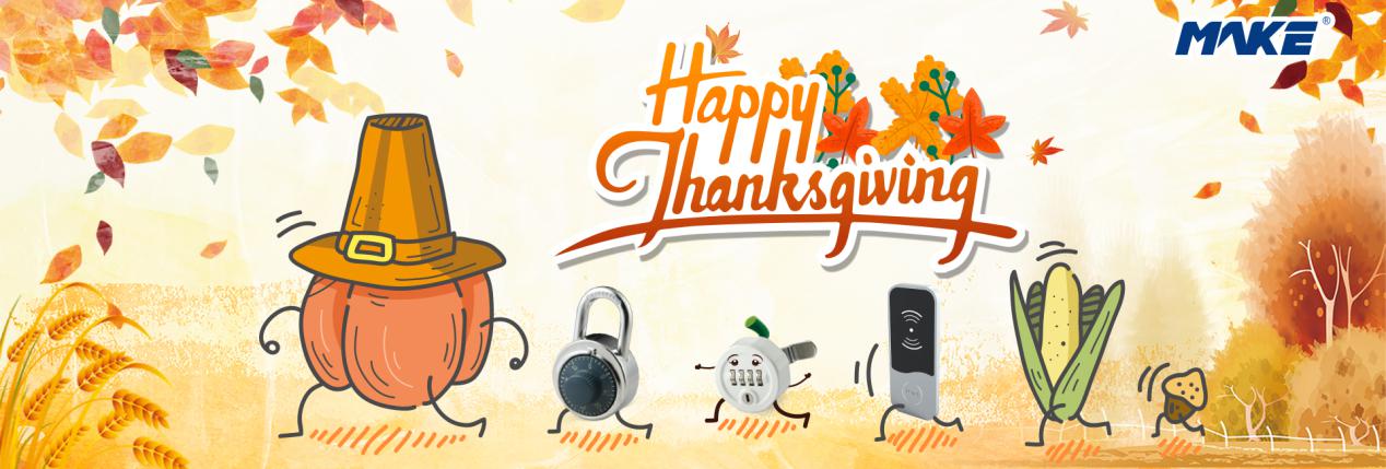Makelocks Celebrates Thanksgiving | Say Thank you