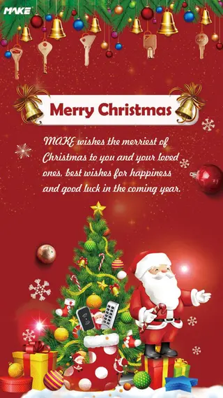 Merry Christmas - MAKE wishes you the merriest of Christmases