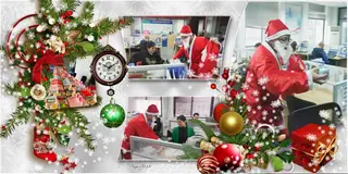 A Christmas Eve Apple from Santa Claus