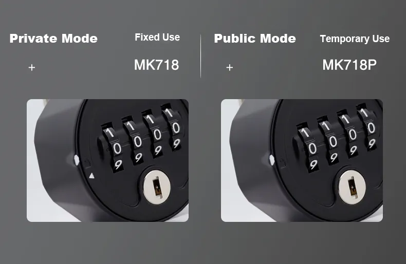 Private and Public Modes of Mechanical Combination Locks