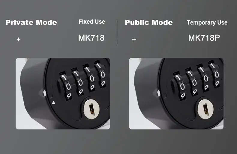 Private and Public Modes of Mechanical Combination Locks