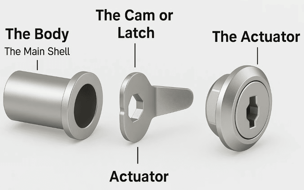 Components of a Cam Lock