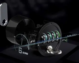 MK718 4 Digits Combination Locks for Lockers