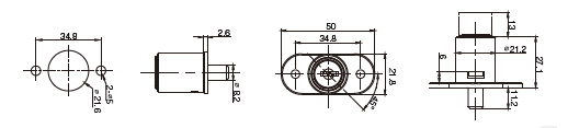 Cerradura con llave plana MK504-2 Cerradura con llave plana MK504-2