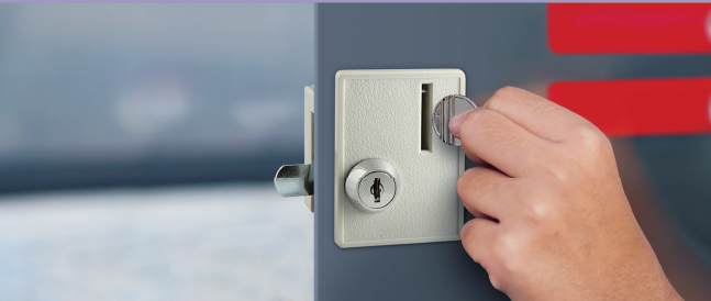 Zinc alloy ABS Coin Operated Lock MK303 Zinc alloy ABS Coin Operated Lock MK303