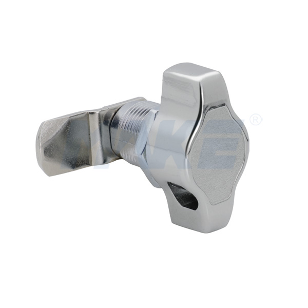 Tool Box Lock MK403, Zinc Alloy Gray Chrome, Nickel Plated