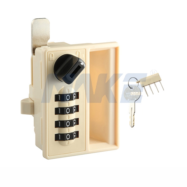 Key Code Lock MK706, Zinc Alloy & Plastic, 4 Digit Code