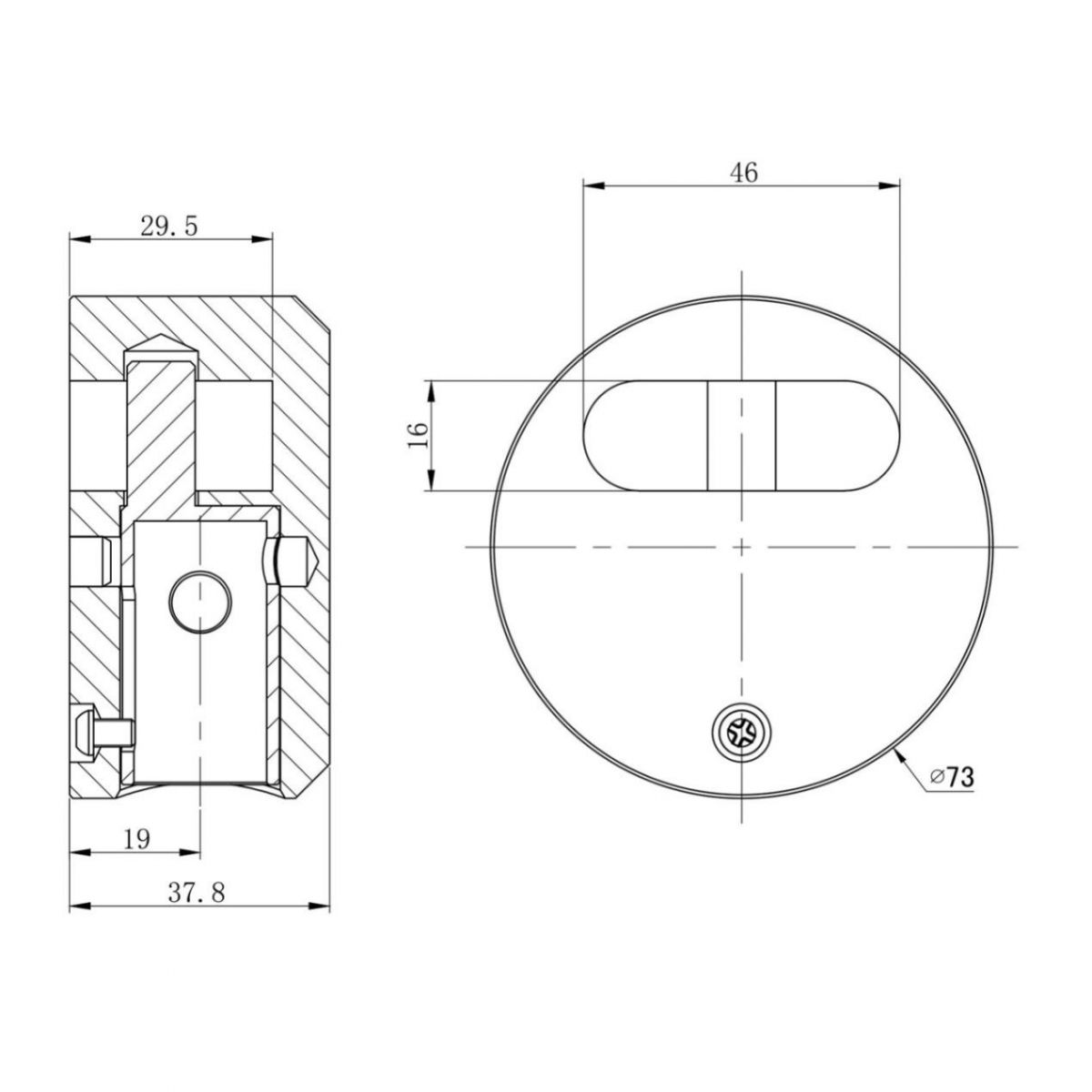 Van Lock MK618, acero al carbono, servicio pesado Van Lock MK618, acero al carbono, servicio pesado