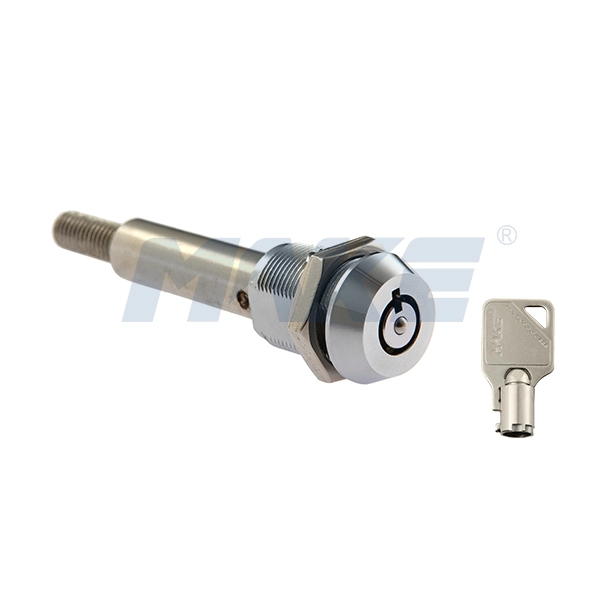 Nickel Plated Lock Cylinder MK100BM-6, Zinc Alloy, Brass