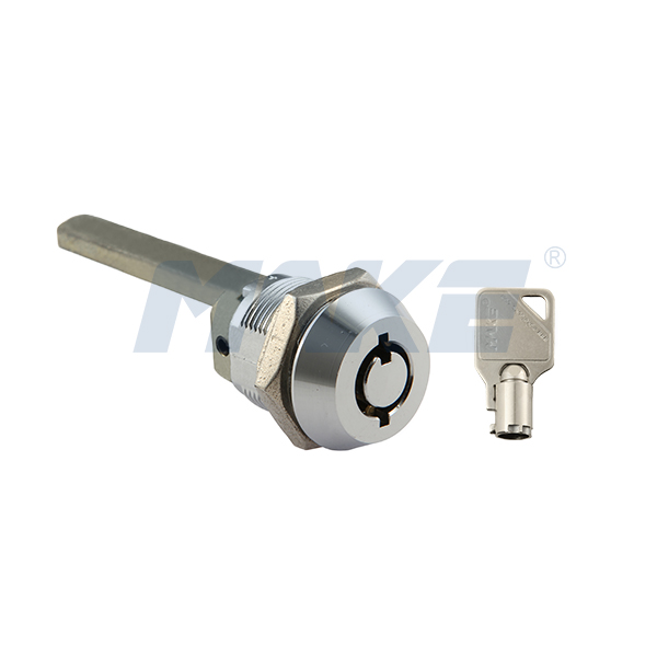 Vending Lock Cylinder MK100AS-26, Zinc Alloy, Shiny Chrome