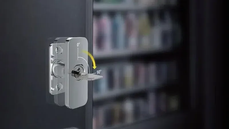 Application of Vending machine lock 