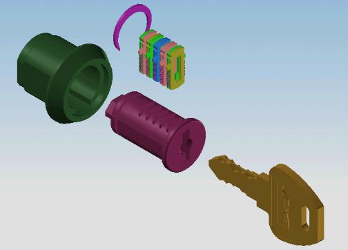Laser Key System