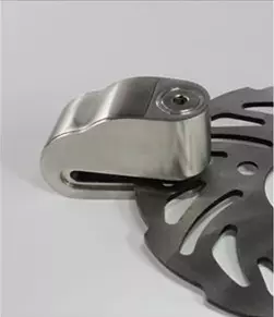A Motorcycle Disc Brake Lock