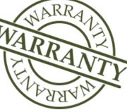 The door lock also has a warranty