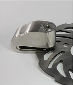A Motorcycle Disc Brake Lock A Motorcycle Disc Brake Lock