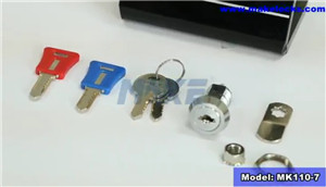 Renewable Laser Key Cam Lock MK110 7J Video