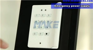 Code & RFID Locker Lock - Emergency Power Supply Video