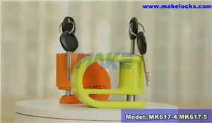 Candado para motocicleta MK617-4 y MK617-5 Video