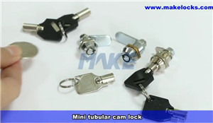 Small Tubular Cam Lock MK101BS Video