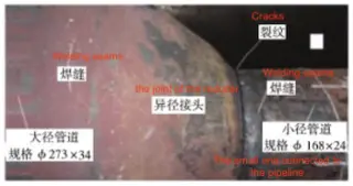Appearance of cracking of reducers
