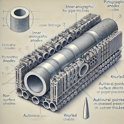 Pictographic Anode for Pipe Fitting